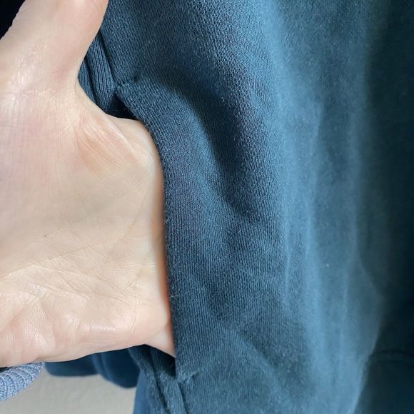 LULULEMON Sweatshirt Womens 4 Blue Teal To You Tunic Submarine Turtleneck - Picture 3 of 10